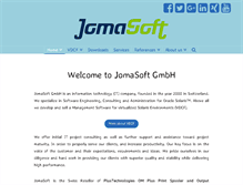 Tablet Screenshot of jomasoft.ch